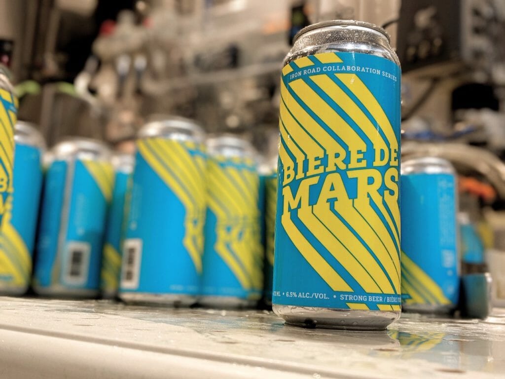 Bière de Mars; a collaboration with Iron Road Brewing and East Van Brewing