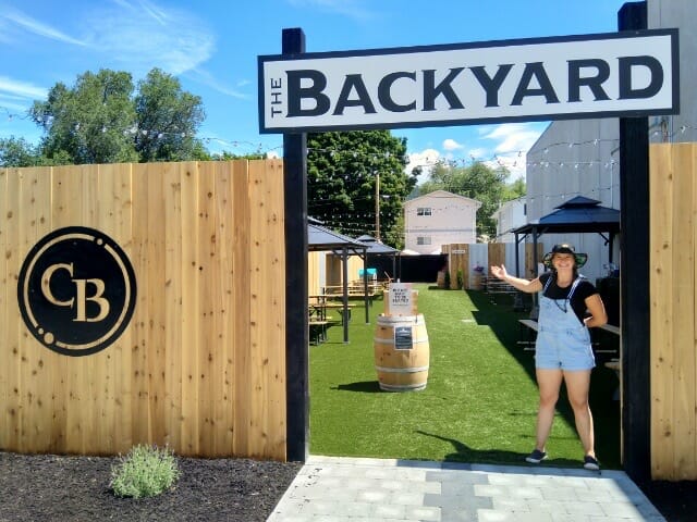 Cannery Brewing's Backyard on the BC Ale Trail.