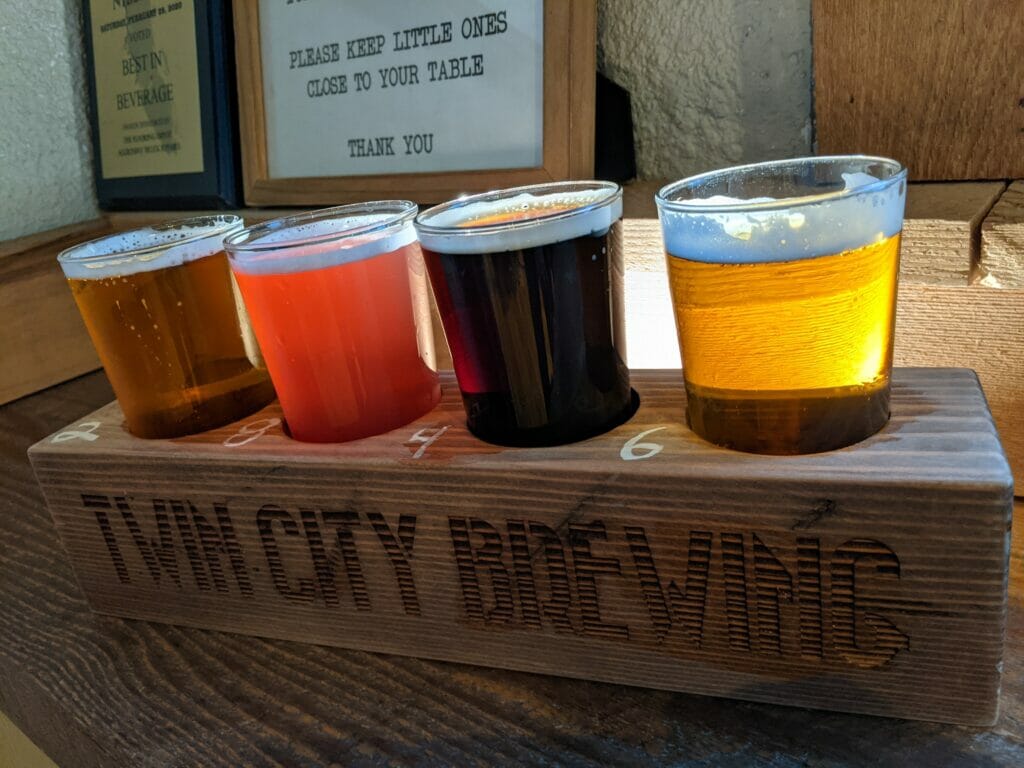Beer Flight - Twin City Brewing