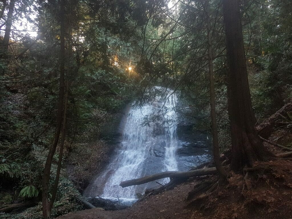 Beach Estates Waterfall on the BC Ale Trail