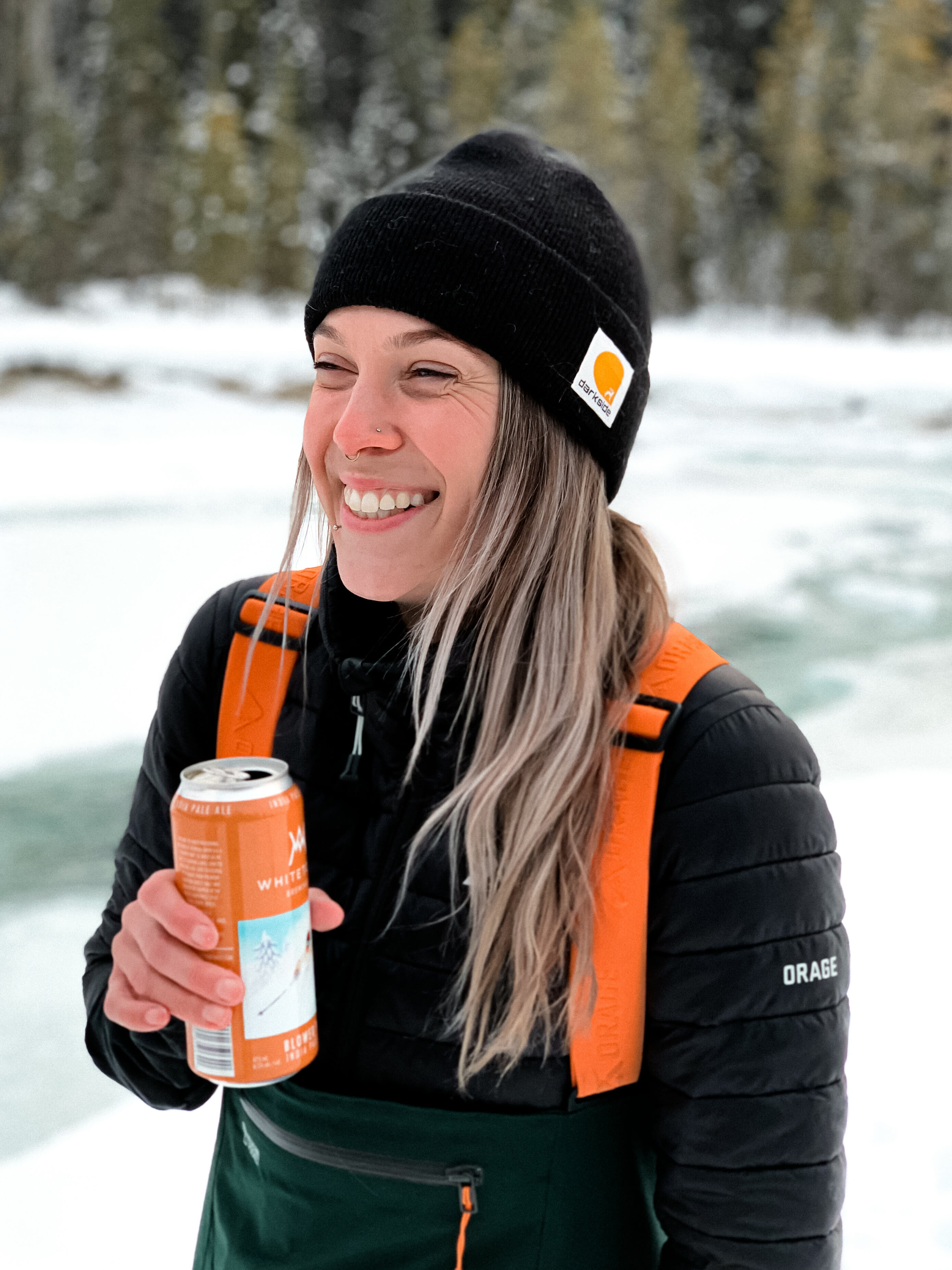 Shredding and beer: Brenna Donaldson 