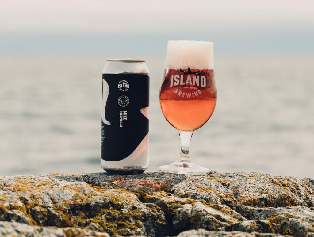 Mike Rosé Pale Ale from Whistle Buoy Brewing and Vancouver Island Brewing