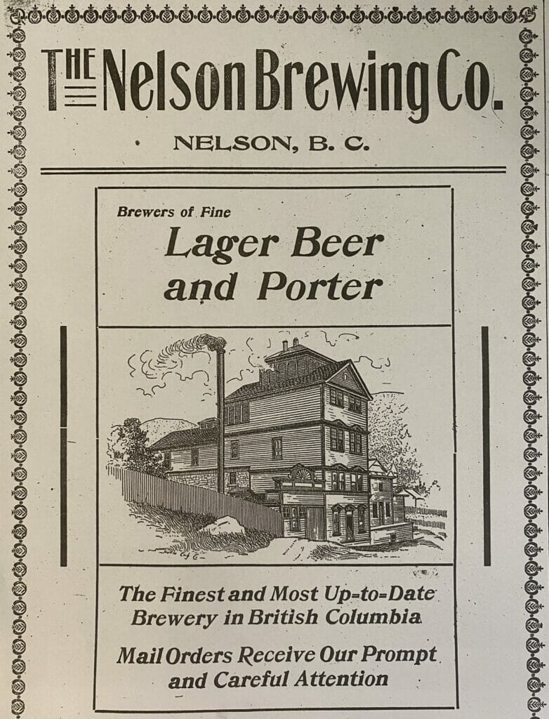 Nelson brewing historic ad - submitted