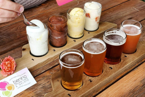 Mother's Day Beer & Gelato Flights at New Tradition