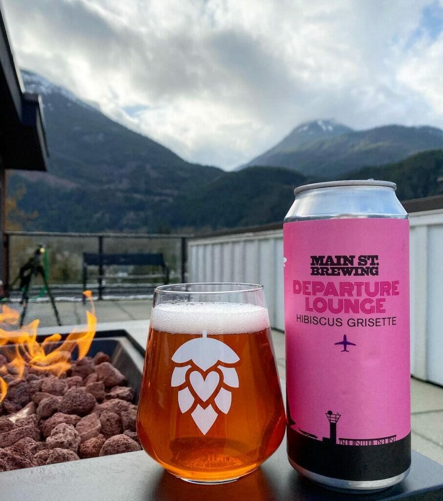 At home patio beer in Squamish on the BC Ale Trail. Stay local long weekend