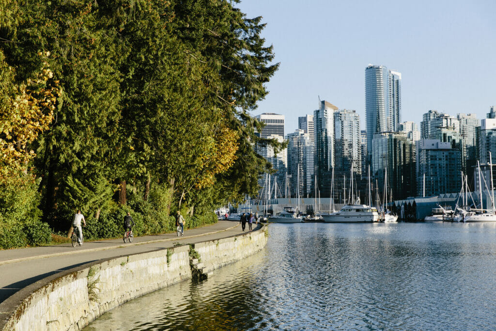 Stanley Park is the biggest park in Vancouver, British Columbia, Canada. - BC attractions that offer craft beer