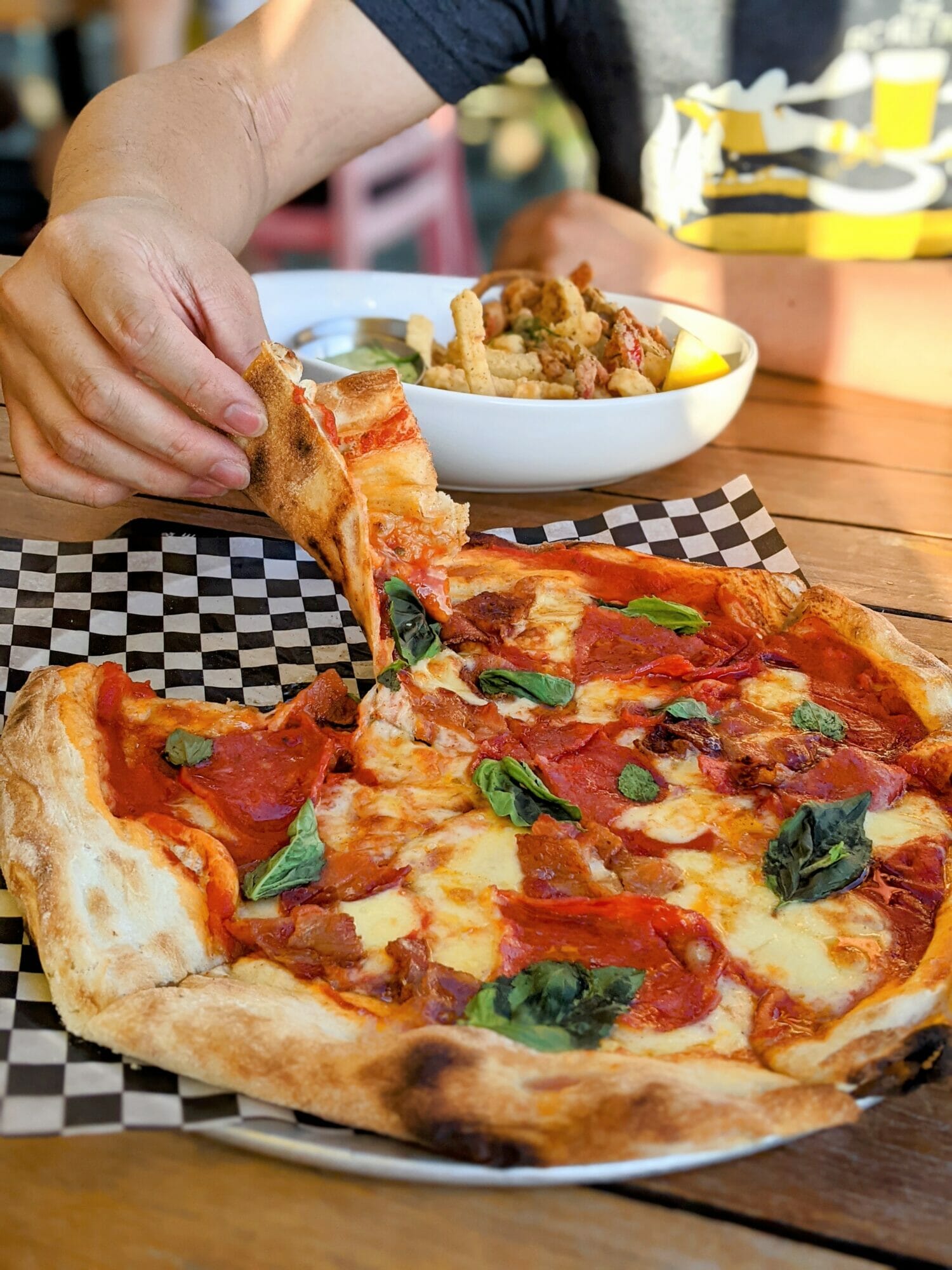 Tap and Barrel pizza on Vancouver's North Shore