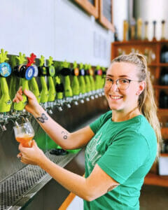 Plenty of taps...and smiles at Dead Frog Brewery