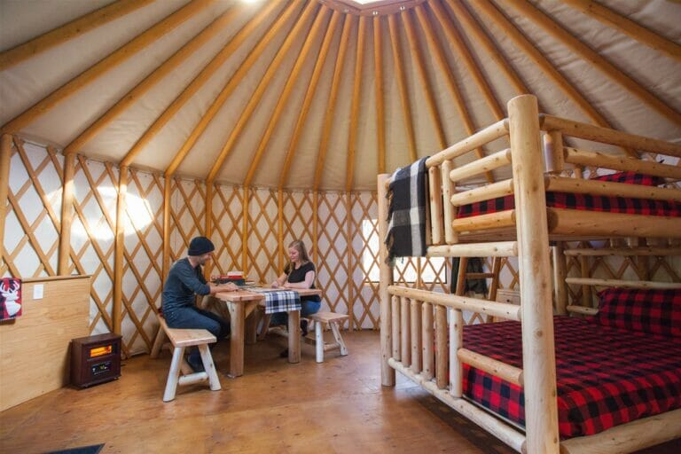 Fernie RV resort yurts copy - Dan Savage