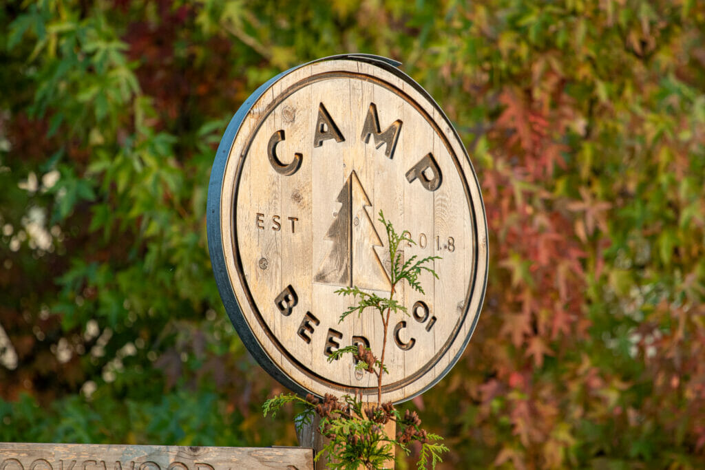 Camp Beer Co. - Wood Sign