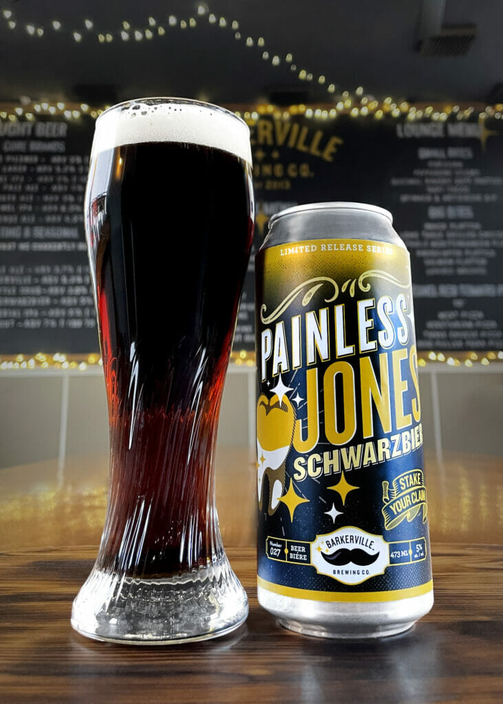 Painless Jones Schwarzbier - Barkerville Brewing
